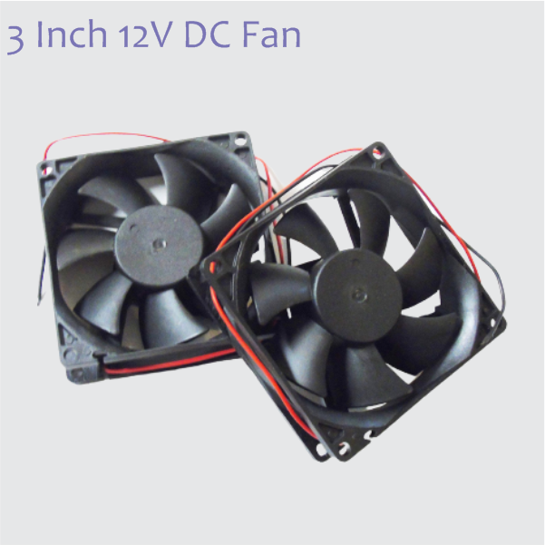 3 Inch 12V DC Fan