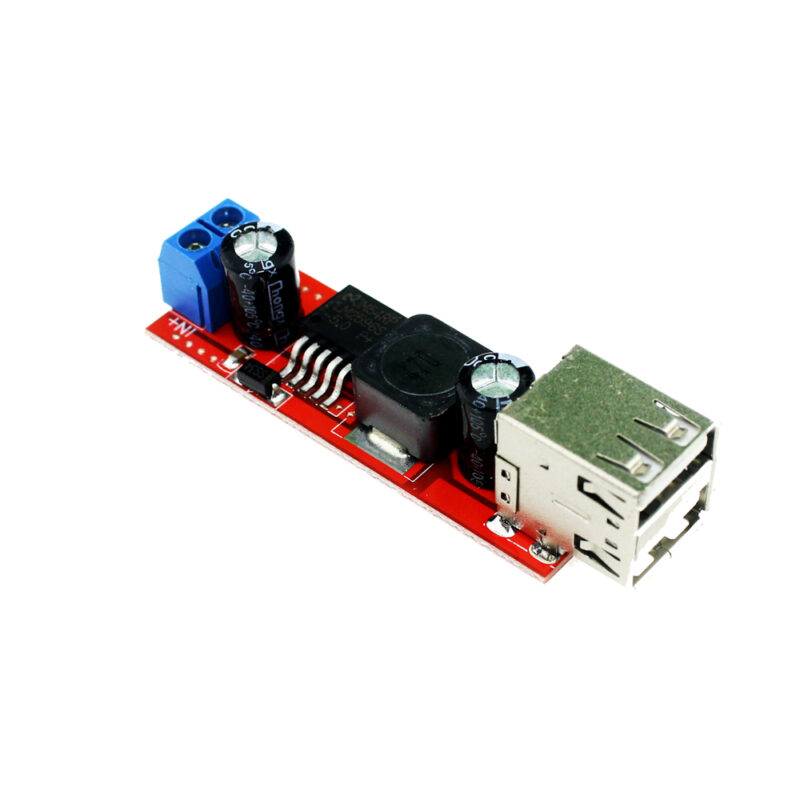 Vehical Battery Charger Dual USB Output LM2596 Buck Converter