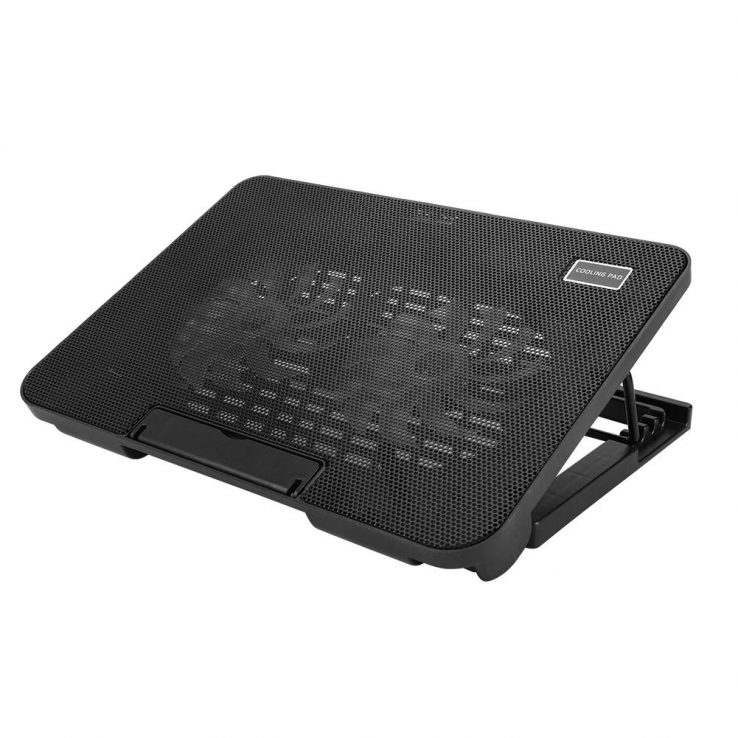 N99 2 Fans Laptop Cooler Cooling Pad Portable Slim USB Bracket