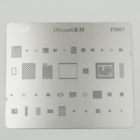 16pcs IC Chip BGA Reballing Stencil Kits Set Solder Template for iPhone