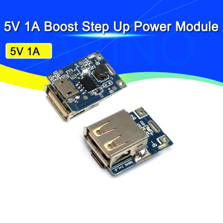 5V 1A Step-Up Power Module Lithium Battery Charging Protection Board Booster Converter