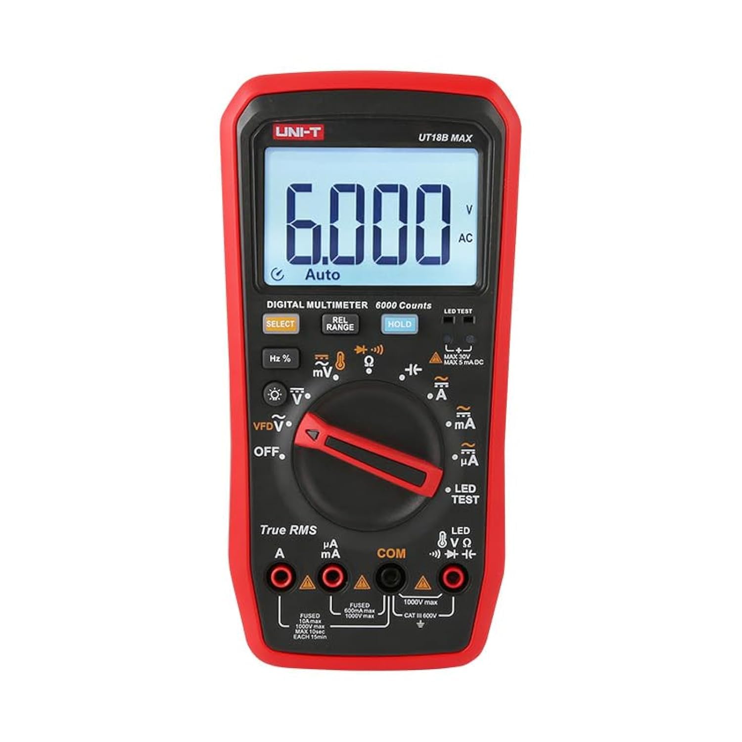 UT15B/17B/18B Max True RMS Digital Multimeters