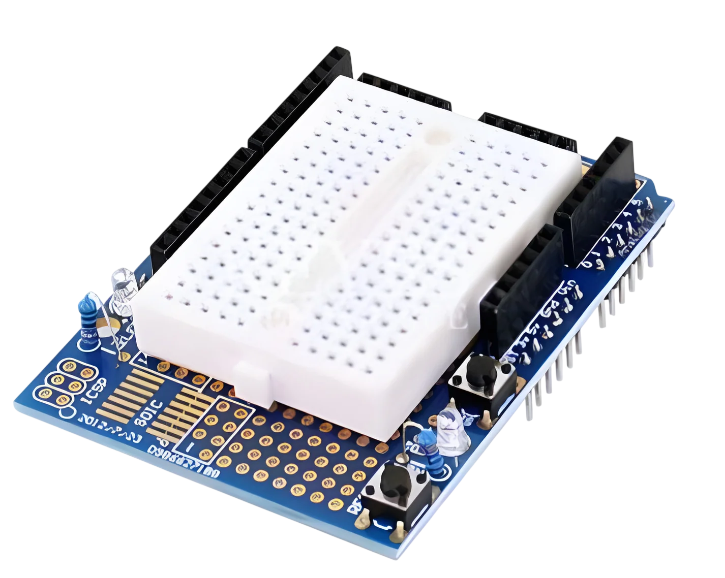 Arduino Uno Proto Shield With Syb-170 Mini Breadboard Pakistan