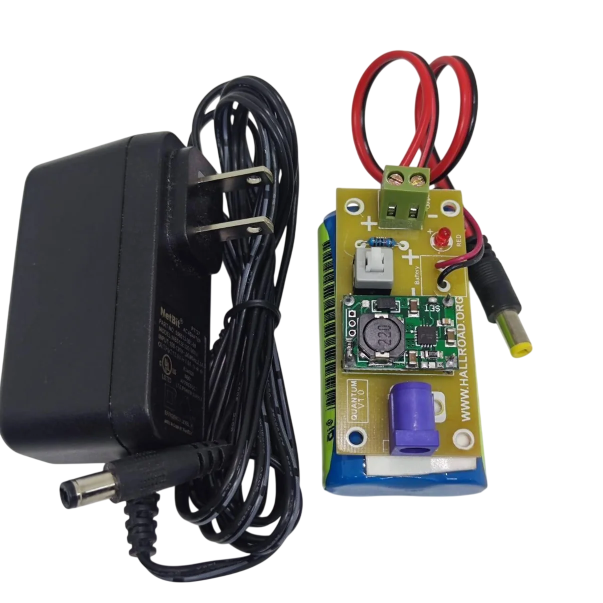 Rechargeable Battery Pack For Arduino And Robot Power Supply With Charger
