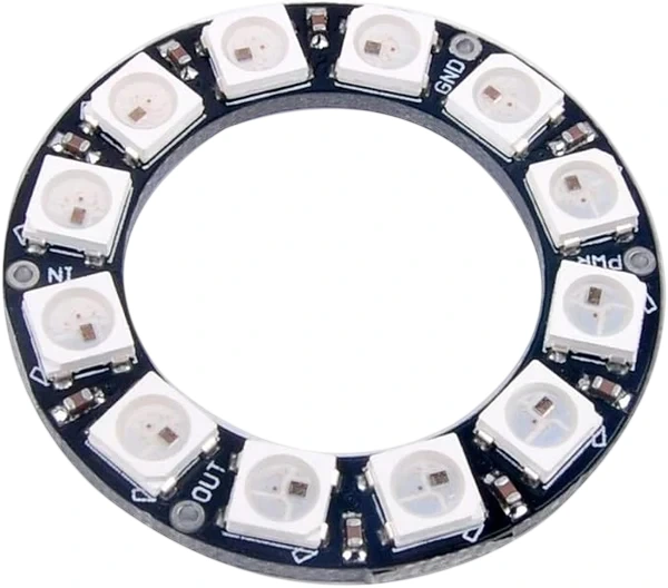 RGB LED Ring 12Bit WS2812 5050 Integrated Driver Module for Arduino