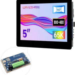 ESP32-S3 5" Touch Display Board 800x480 Wi-Fi BLE Pakistan | microsolution.com.pk